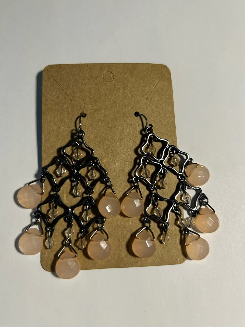 Pink Chandelier Earrings